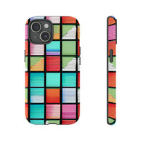 Stained Glass Red, Blue, White Phone Cases! New!!! Over 90 Phone Sizes To Choose From! Free Shipping!!!