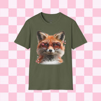 Retro Fox Sunglasses Valentines Day T-Shirt! Valentines Day! Spring Vibes! Graphic Tees!