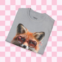 Retro Fox Sunglasses Valentines Day T-Shirt! Valentines Day! Spring Vibes! Graphic Tees!