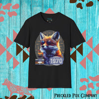 Retro Fox Graphic Tee! Ultra Soft! Free Shipping! Summer Vibes!