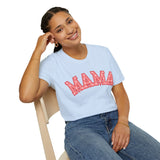 Valentines Day Mama Pink Heart Medley Unisex Graphic Tee! All New Heather Colors!!! Free Shipping!!!