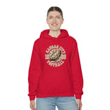 Kansas City Football Leopard Print Football Unisex Heavy Blend Hooded Sweatshirt! Football Season!