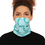 Blue Waves Lightweight Neck Gaiter! 4 Sizes Available! Free Shipping! UPF +50! Great For All Outdoor Sports!