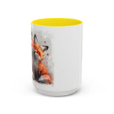 Foxy Lovers Valentines Day Accent Coffee Mug (11, 15oz)! Free Shipping! Microwave and Dishwasher Safe! BPA Free