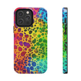 Hippie Neon Rainbow Animal Print Tough Phone Cases!