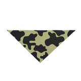 Black and Mauve Green Cow Print Pet Bandana! Foxy Pets! Free Shipping!!!