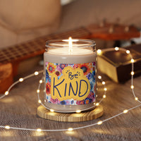 Be Kind Water Color Tie Dye Scented Soy Candle, 9oz! Free Shipping! 9 Scents! 60 Hour Burn Time!!!