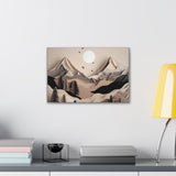 Western/Boho Mountain Scenery in Blacks and Browns Canvas Gallery Wraps!