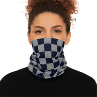 Black and Grey Plaid Lightweight Neck Gaiter! 4 Sizes Available! Free Shipping! UPF +50! Great For All Outdoor Sports!