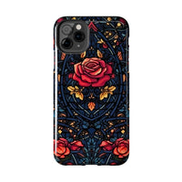 Stained Glass Gothic Inspired Halloween Tough Phone Cases! Fall Vibes!