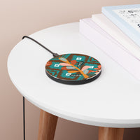 Tree Planting Brown and Teal Wireless Phone Charger! Free Shipping!!!