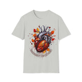 1 Emergency Department Anatomical Heart Fall Coloring Unisex Graphic Tees! Medical Vibes! Fall Vibes!