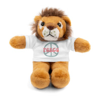 Peace Symbol Stuffed Animals! 6 Different Animals to Choose From! Free Shipping!