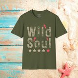 Wild Soul Lightning Bolt Unisex Graphic Tees! Summer Vibes! All New Heather Colors!!! Free Shipping!!!