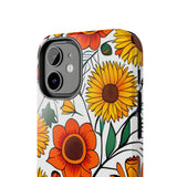 Sunflower Daisy Medley Fall Vibes Tough Phone Cases!