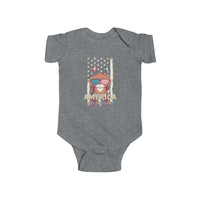 America Puppy Vintage USA Unisex Infant Fine Jersey Bodysuit! Free Shipping! Independence Day!