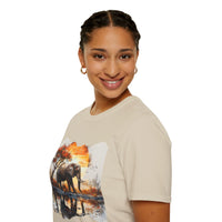 Elephant Golden Hour Unisex Graphic Tees! Summer Vibes! All New Heather Colors!!! Free Shipping!!!