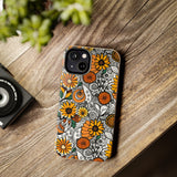 Retro Autumn Daisey's Fall Vibes Tough Phone Cases!