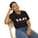 Valentines Day Pink Sheep He Left The 99 Unisex Graphic Tee! All New Heather Colors!!! Free Shipping!!!