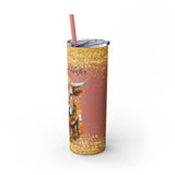 Not Today Heifer Highlander Cow Fall Vibes Skinny Tumbler with Straw, 20oz! Multiple Colors!