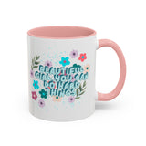 Beautiful Girl You Can Do Hard Things Mug! 11 oz/15 oz! Free Shipping! BPA Free! Microwave/Dishwasher Safe!