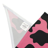 Black and Pink Cow Print Pet Bandana! Foxy Pets! Free Shipping!!!