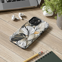 Neutral Autumn Leaves Fall Vibes Tough Phone Cases!