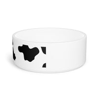 Black and White Cow Print Pet Bowl! Foxy Pets! Free Shipping!!!