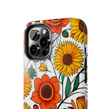 Sunflower Daisy Medley Fall Vibes Tough Phone Cases!