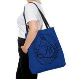 Dark Blue Branded Freckled Fox Company 2024 Merch Tote Bag! Merch