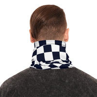 Black and White Plaid Lightweight Neck Gaiter! 4 Sizes Available! Free Shipping! UPF +50! Great For All Outdoor Sports!