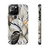 Neutral Autumn Leaves Fall Vibes Tough Phone Cases!