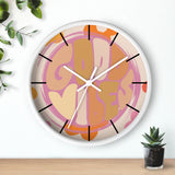 Boho Good Vibes Cream Print Wall Clock! Perfect For Gifting! Free Shipping!!! 3 Colors Available!