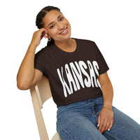 Kansas Groovy Unisex Graphic Tees! Summer Vibes! All New Heather Colors!!! Free Shipping!!!