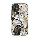 Neutral Autumn Leaves Fall Vibes Tough Phone Cases!