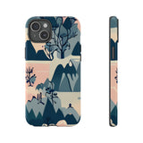 Pink and Blue Mountains Phone Cases! New!!! Over 40 Phone Sizes To Choose From! Free Shipping!!!