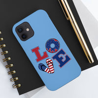 Love Red white and Blue Independence Day Tough Phone Cases!