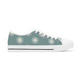 Seafoam Green Star Stamp Women's Low Top Sneakers! Free Shipping! Specialty Buy!