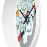 Boho Enjoy Today Print Wall Clock! Perfect For Gifting! Free Shipping!!! 3 Colors Available!