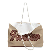 Chocolate Cream Rodeo Vacation Travel Weekender Bag! Free Shipping!!!