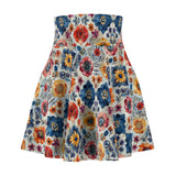 Western Sun Floral Print Women's Skater Skirt! Free Shipping!