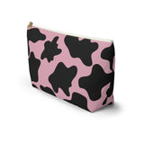 Lavender Cow Print Travel Accessory Pouch, Check Out My Matching Weekender Bag! Free Shipping!!!