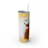 Not Today Heifer Highlander Cow Fall Vibes Skinny Tumbler with Straw, 20oz! Multiple Colors!