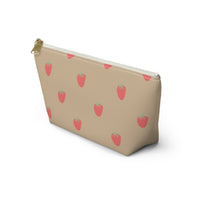 Strawberry Cream Accessory Pouch, Check Out My Matching Weekender Bag! Free Shipping!!!