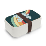 Enjoy Today Retro Teal Bento Lunch Box! Free Shipping!!! Great For Gifting! BPA Free!