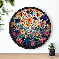 Boho Purple and Orange Ombre Print Wall Clock! Perfect For Gifting! Free Shipping!!! 3 Colors Available!