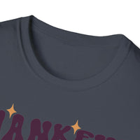 Thankful Grateful Blessed Thanksgiving Fall Vibes Retro Unisex Graphic Tees!