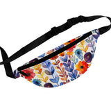Boho Watercolor Floral White and Yellow Fanny Pack! Free Shipping! One Size Fits Most!