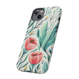 Pink Floral Tulips Phone Cases! New!!! Over 90 Phone Sizes To Choose From! Free Shipping!!!