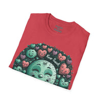 Valentines Day Keep Sweet Moon Heart Unisex Graphic Tee!  All New Heather Colors!!!